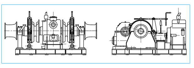 Drawing for Marine Diesel Powered Double Sprocket Anchor Windlass.jpg Drawing for Marine Diesel Powered Double Sprocket Anchor Windlass.jpg